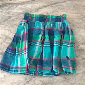 Abercrombie & Fitch Madras Plaid Skirt